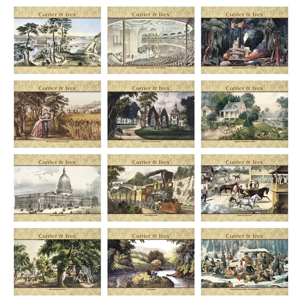 Currier & Ives - Spiral... from ASI 40480 Koozie Group / Norwood Triumph Calendar