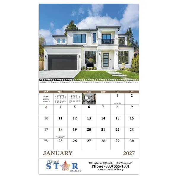 Welcome Home - Spiral... from ASI 40480 Koozie Group / Norwood Triumph Calendar