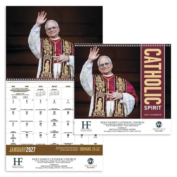 Catholic Spirit... from ASI 40480 Koozie Group / Norwood Triumph Calendar