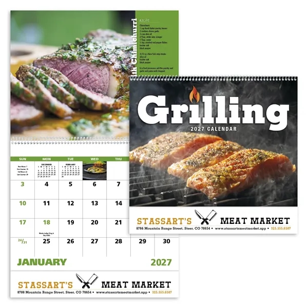 Grilling - Spiral... from ASI 40480 Koozie Group / Norwood Triumph Calendar