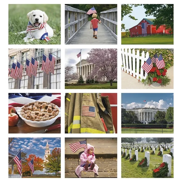 Celebrate America - Spiral... from ASI 40480 Koozie Group / Norwood Triumph Calendar