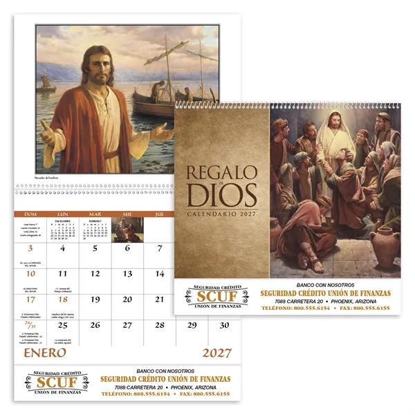Regalo de Dios without Funeral Planner - Spiral... from ASI 40480 Koozie Group / Norwood Triumph Calendar