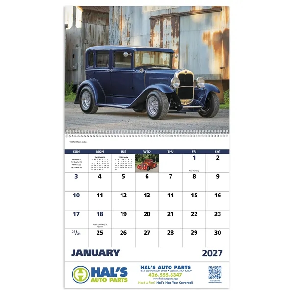 Street Rods - Spiral... from ASI 40480 Koozie Group / Norwood Triumph Calendar
