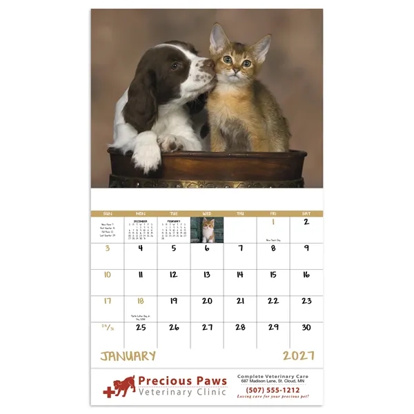 Puppies & Kittens - Stapled... from ASI 40480 Koozie Group / Norwood Triumph Calendar