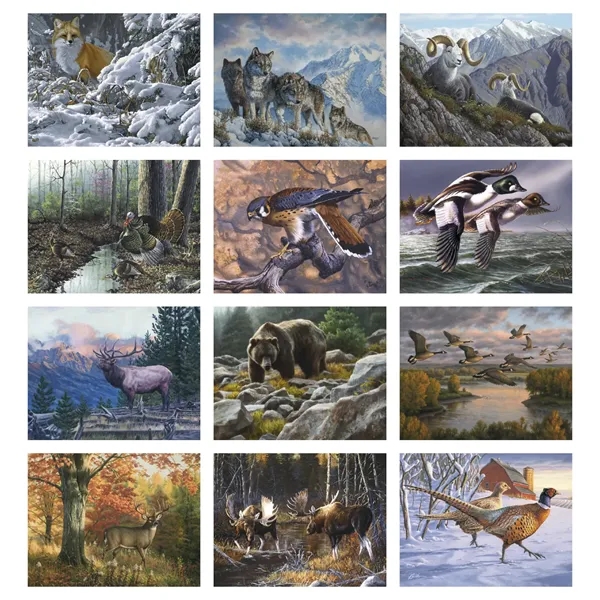 Wildlife Canvas - Stapled... from ASI 40480 Koozie Group / Norwood Triumph Calendar