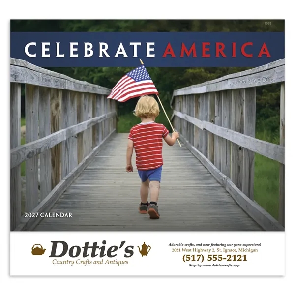 Celebrate America - Stapled... from ASI 40480 Koozie Group / Norwood Triumph Calendar