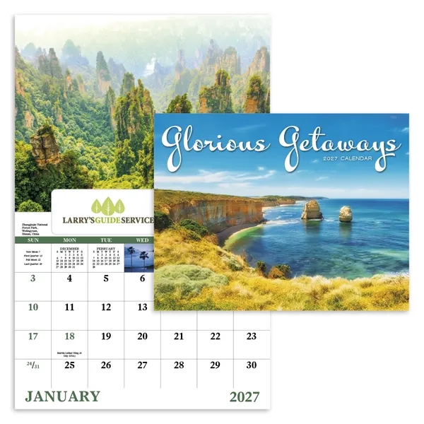 Glorious Getaways - Window... from ASI 40480 Koozie Group / Norwood Triumph Calendar