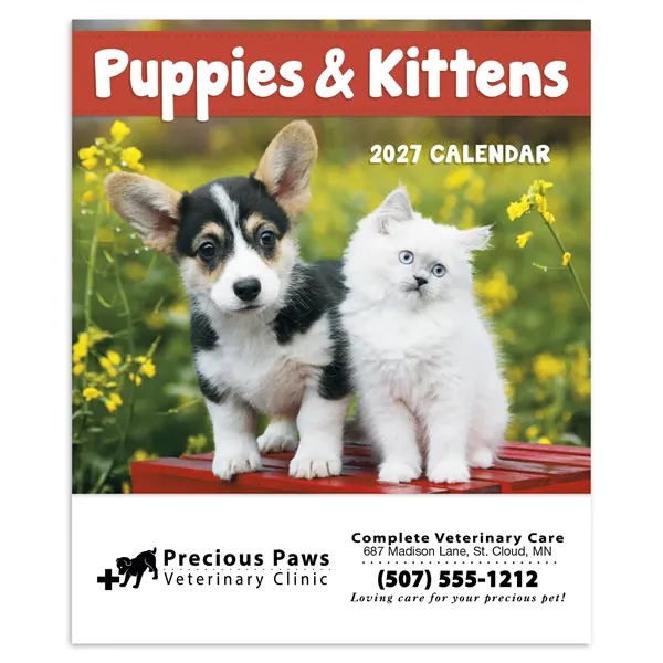 Puppies & Kittens - Mini... from ASI 40480 Koozie Group / Norwood Triumph Calendar