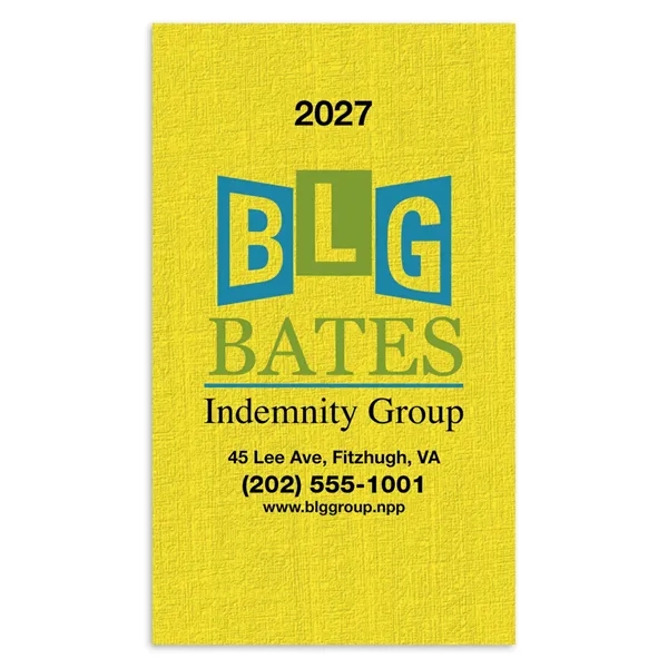 Value Monthly Pocket Planner... from ASI 40480 Koozie Group / Norwood Triumph Calendar