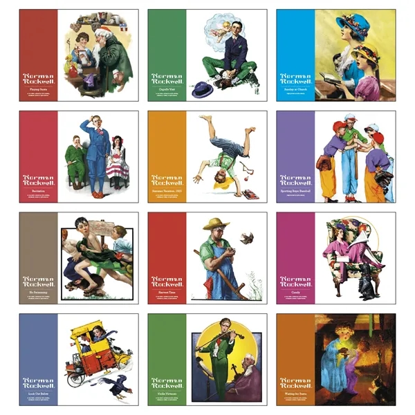 Norman Rockwell Appointment Calendar - Stapled... from ASI 40480 Koozie Group / HotLine®