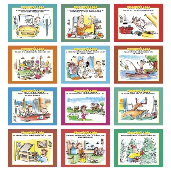 Murphy's Law Appointment Calendar - Stapled... from ASI 40480 Koozie Group / HotLine®