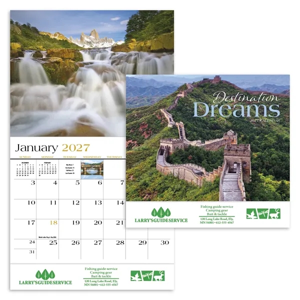 Destination Dreams® Appointment Calendar - Stapled... from ASI 40480 Koozie Group / HotLine®