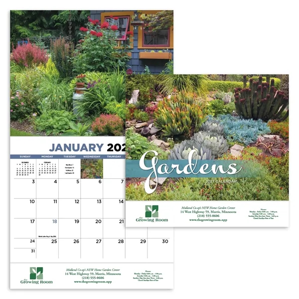 Gardens Appointment Calendar - Stapled... from ASI 40480 Koozie Group / HotLine®
