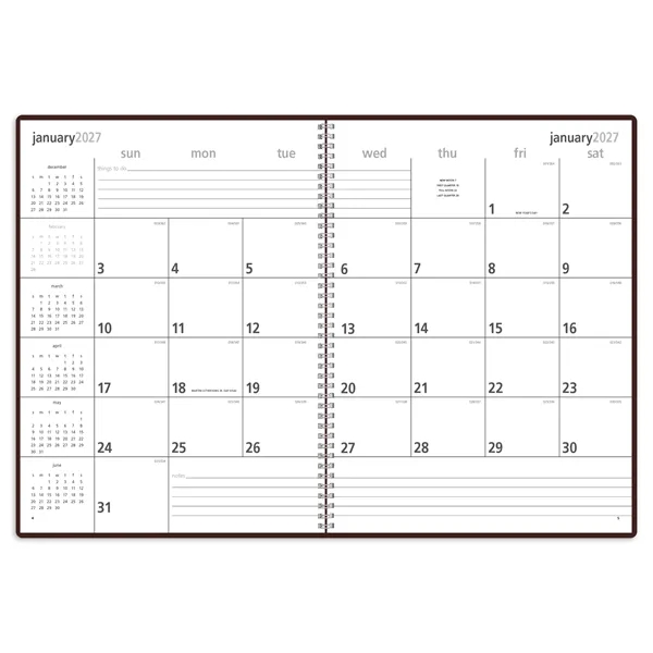 Monthly & Weekly Planner... from ASI 40480 Koozie Group / Norwood Triumph Calendar