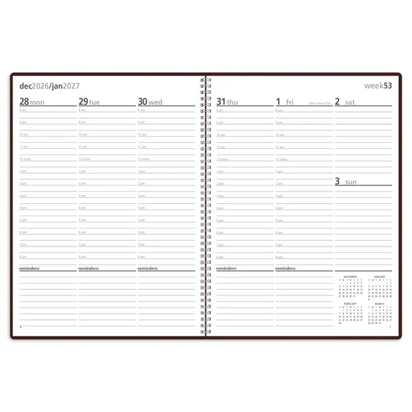 Monthly & Weekly Planner... from ASI 40480 Koozie Group / Norwood Triumph Calendar