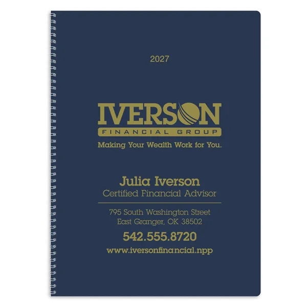 Monthly & Weekly Planner... from ASI 40480 Koozie Group / Norwood Triumph Calendar