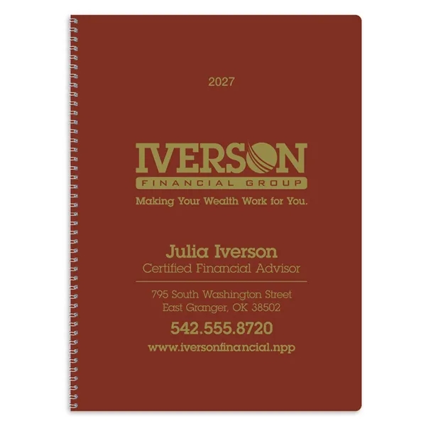 Monthly & Weekly Planner... from ASI 40480 Koozie Group / Norwood Triumph Calendar