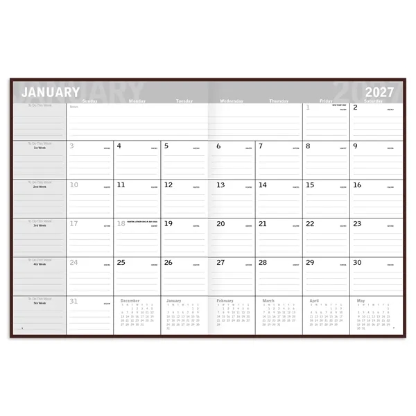 Classic Monthly Planner... from ASI 40480 Koozie Group / Norwood Triumph Calendar