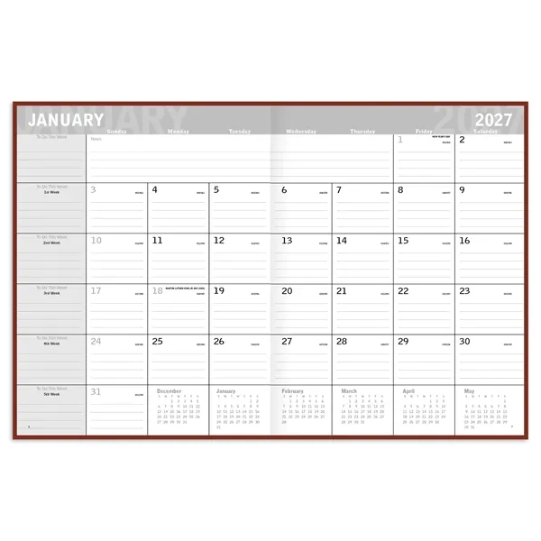 Classic Monthly Planner... from ASI 40480 Koozie Group / Norwood Triumph Calendar