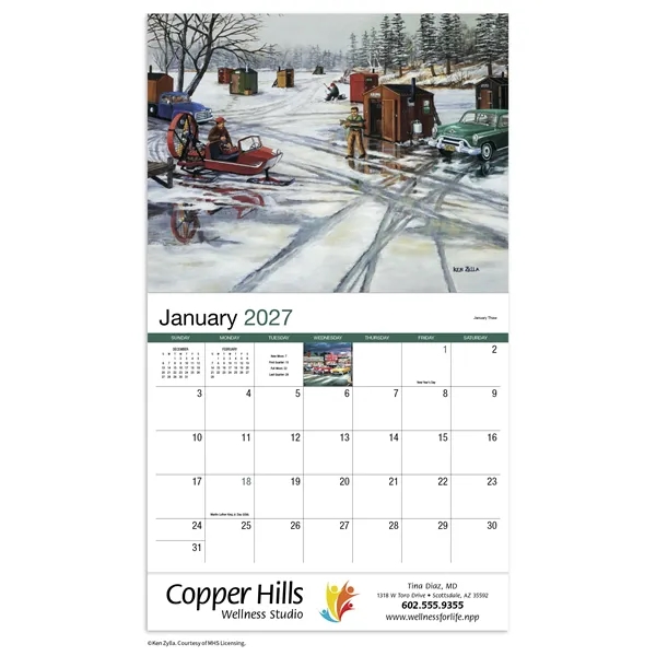 America Remembered Appointment Calendar - Stapled... from ASI 40480 Koozie Group / HotLine®