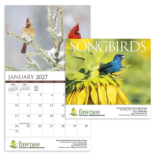 Songbirds Appointment Calendar - Stapled... from ASI 40480 Koozie Group / HotLine®