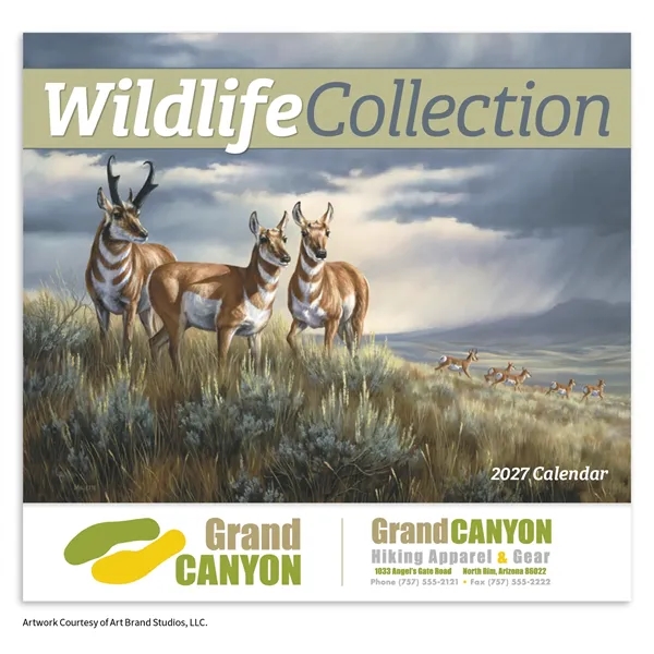 Wildlife Collection Appointment Calendar - Stapled... from ASI 40480 Koozie Group / HotLine®