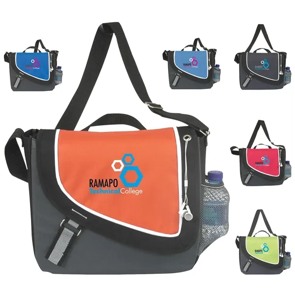 A Step Ahead Messenger... from ASI 40480 Koozie Group / Norwood