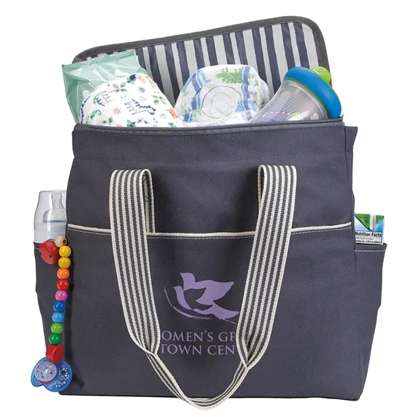 Stripe Diaper Tote-Pack... from ASI 40480 Koozie Group