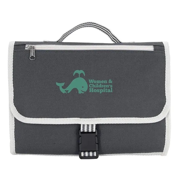Stripe Diaper Changing Travel Pouch/Mat... from ASI 40480 Koozie Group