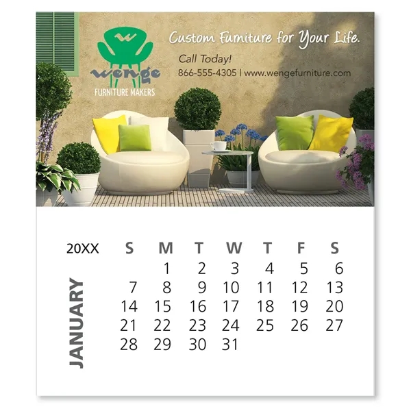 Business Card Magnet with 12-Sheet Calendar... from ASI 40480 Koozie Group / Norwood Triumph Calendar
