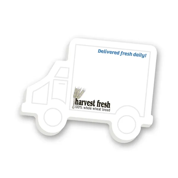 Souvenir® Sticky Note™ 4" x 3" Die Cut Pad, 25 sheet... from ASI 40480 Koozie Group