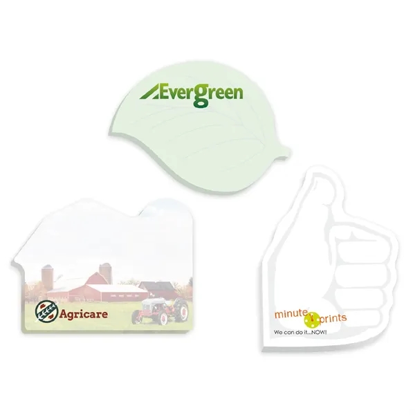 Souvenir® Sticky Note™ 4" x 3" Die Cut Pad, 50 sheet... from ASI 40480 Koozie Group