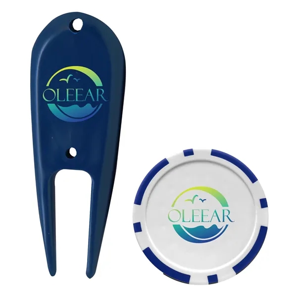 Classic 2-Ball Par Pack with Tees, Tool & Poker Chip... from ASI 40480 Koozie Group