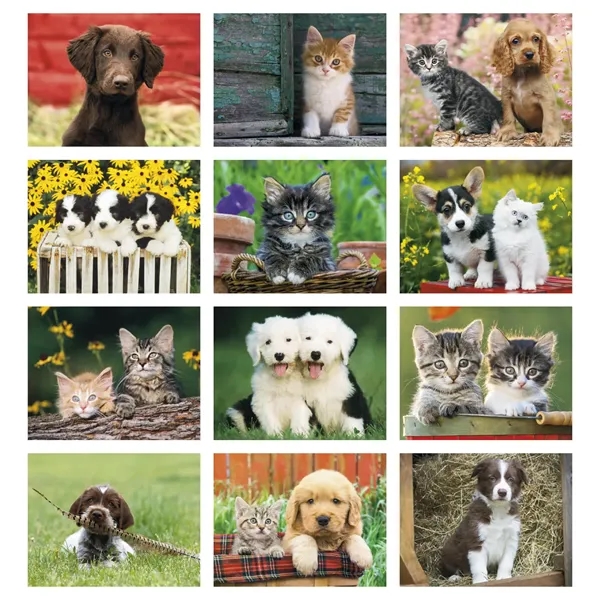 Puppies & Kittens - Spiral... from ASI 40480 Koozie Group / Norwood Triumph Calendar