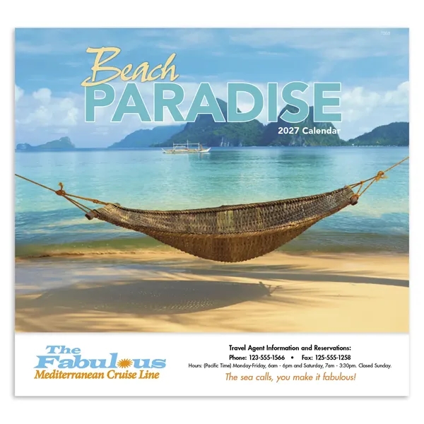 Beach Paradise - Stapled... from ASI 40480 Koozie Group / Norwood Triumph Calendar