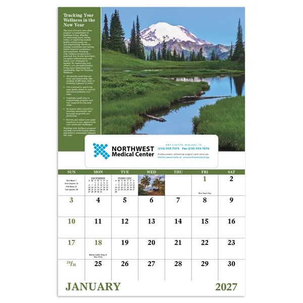 Healthy Living - Window... from ASI 40480 Koozie Group / Norwood Triumph Calendar