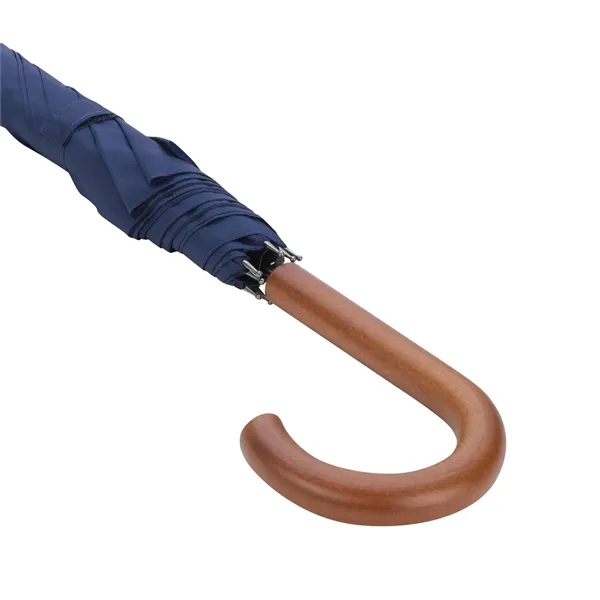 Shed Rain™ 48" Wood-Handled Auto-Open Stick Umbrella... from ASI 40480 Koozie Group