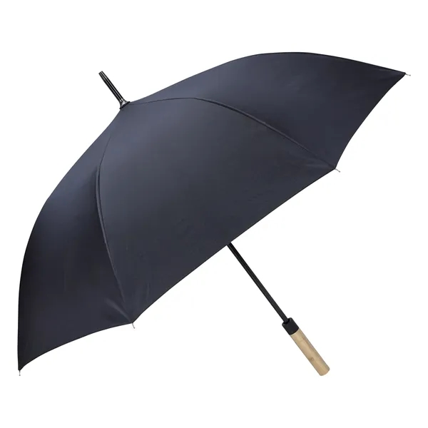 Shed Rain™ 50" RPET Bamboo-Handled Auto-Open Stick Umbrella... from ASI 40480 Koozie Group