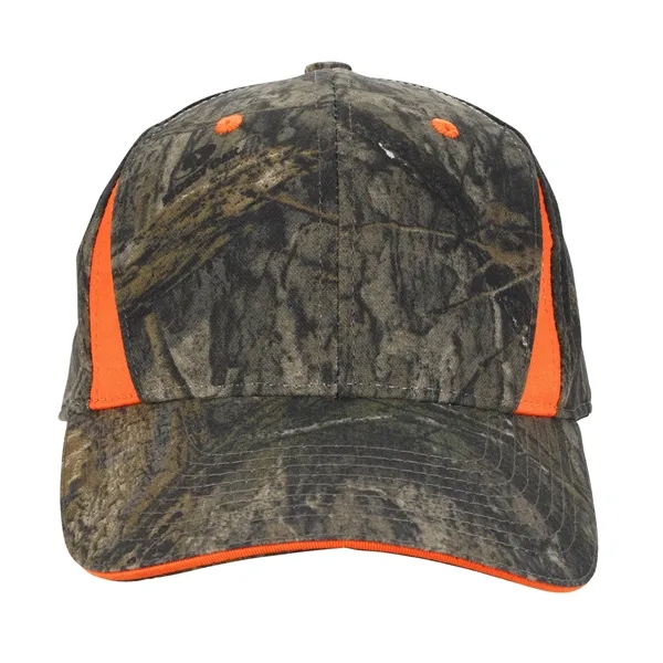 Camo Cap With Blaze Inserts... from ASI 40480 Koozie Group