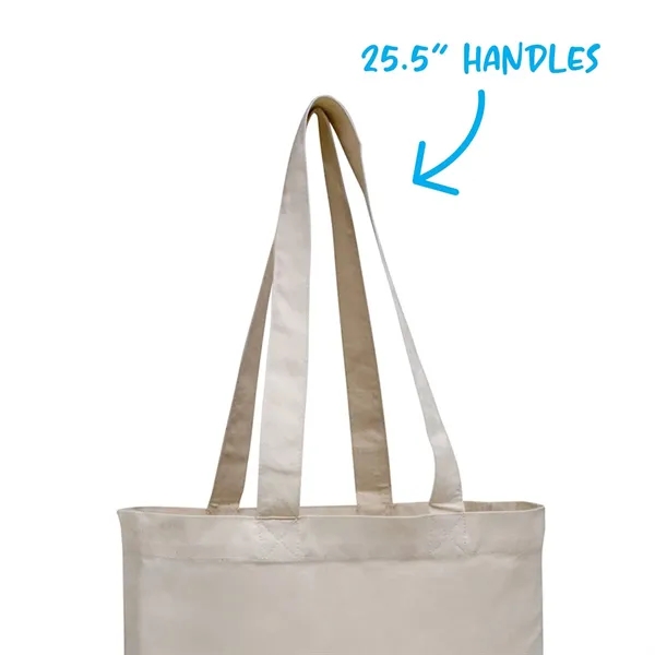 V Natural Organic Gusseted Tote... from ASI 40480 Koozie Group