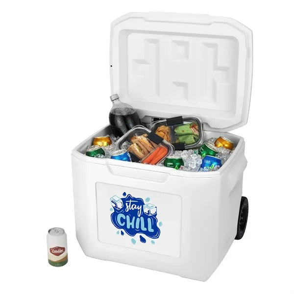 Coleman® 60 Qt. Wheeled Cooler... from ASI 40480 Koozie Group