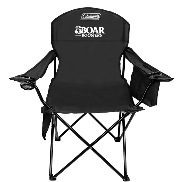 Coleman® Cushioned Cooler Quad Chair... from ASI 40480 Koozie Group