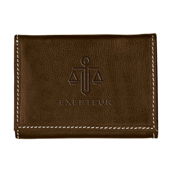 Andrew Philips® Contrast Stitch Tri-Fold Wallet... from ASI 40480 Koozie Group