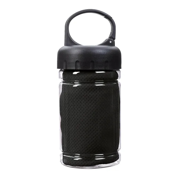 Carabiner Bottle with Cooling Towel... from ASI 40480 Koozie Group
