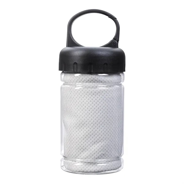Carabiner Bottle with Cooling Towel... from ASI 40480 Koozie Group