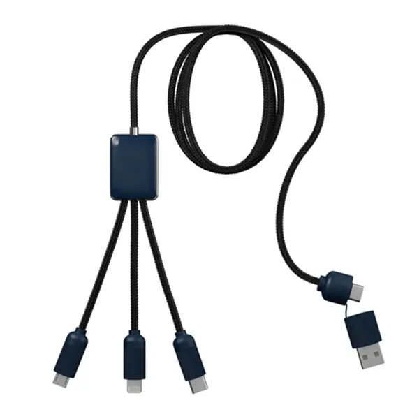 5-in-1 Charging Cable with Light-Up Logo... from ASI 40480 Koozie Group