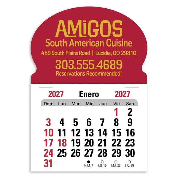 Press-N-Stick Spanish Calendar... from ASI 40480 Koozie Group