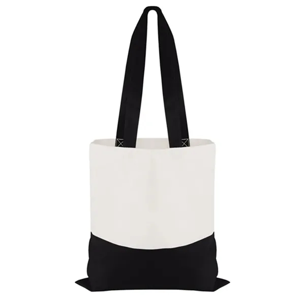 Cotton Colored Accent Flat Tote... from ASI 40480 Koozie Group