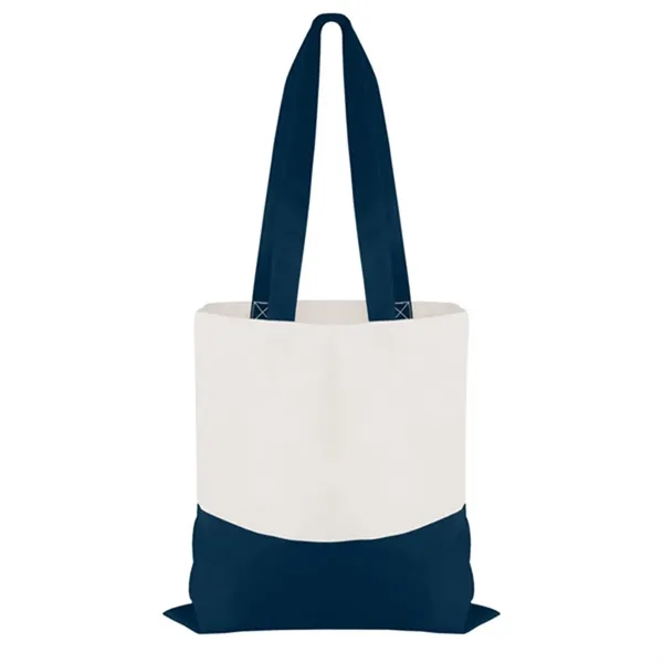 Cotton Colored Accent Flat Tote... from ASI 40480 Koozie Group