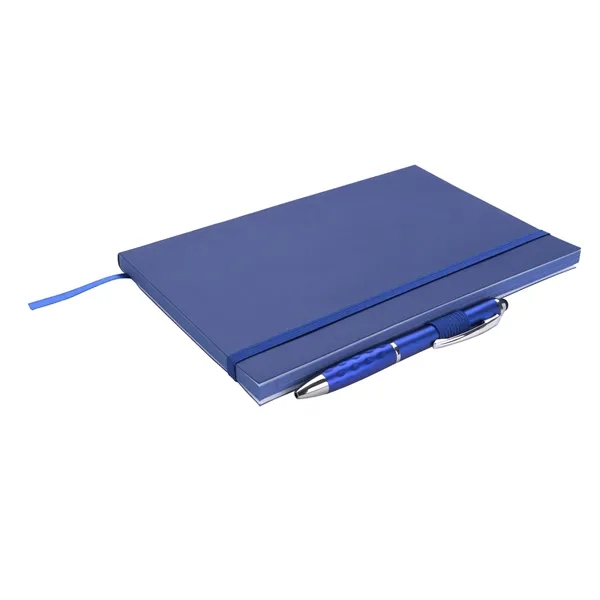 Color Edge Journal with Metallic Stylus Pen... from ASI 40480 Koozie Group